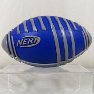 Nerf Weather Blitz Football 9-inch Weatherproof Foam Ball Blue & Silver